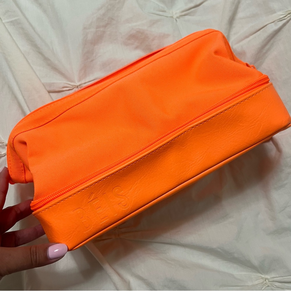 BEIS creamsicle Dopp kit